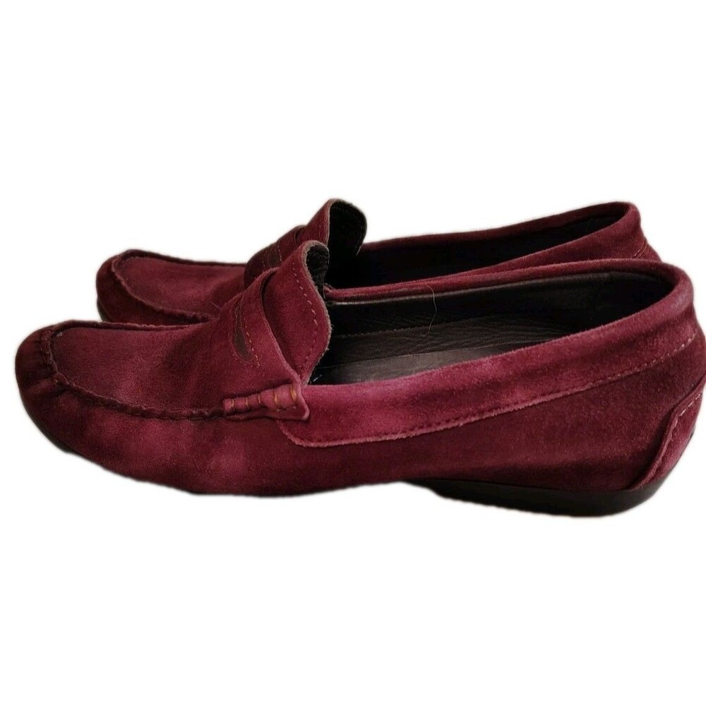 Munro American Burgundy Suede Penny Loafers | Style M555136 | Size 7.5 N... - Picture 3 of 16